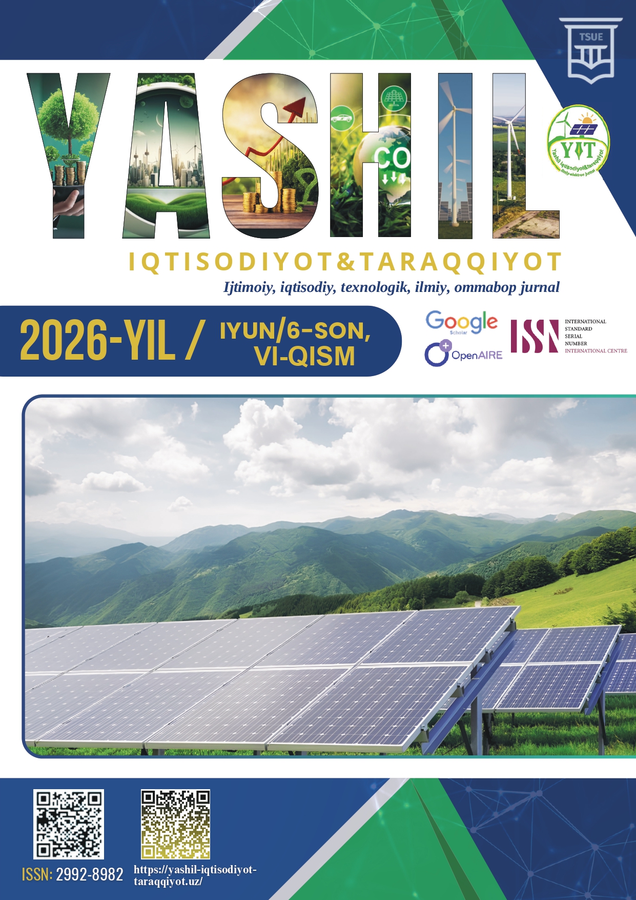 Xorazm viloyatida hududiy iqtisodiy barqarorlikni ta’minlash yo‘llari